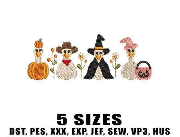 Chick or Treat Embroidery Design