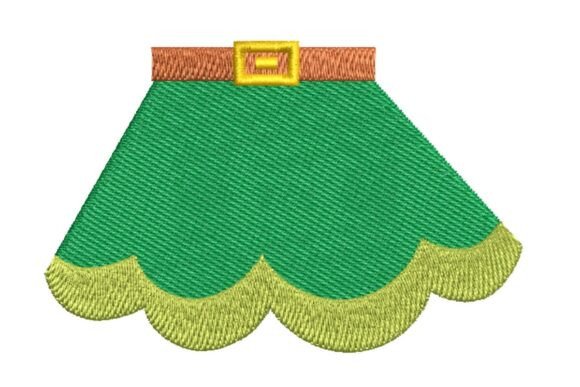 Festive St. Patrick’s Day Skirt Embroidery Design