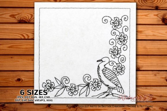 Nice Albatross Bird Machine Embroidery