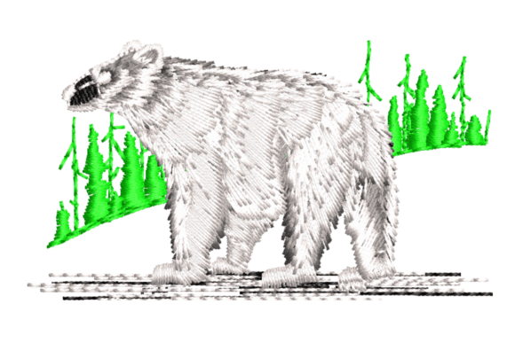 Polar Bear Embroidery Design Review